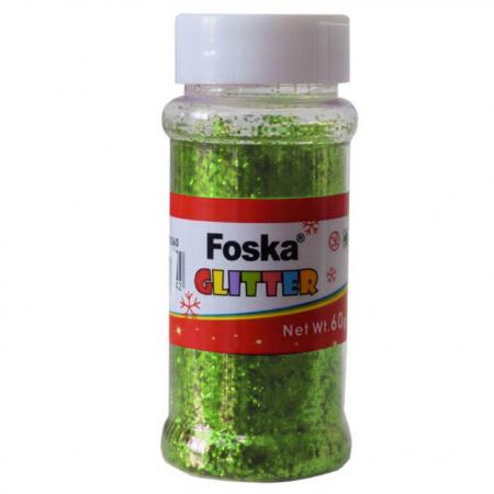 Pote de Escarcha con Dispensador Verde Foska 60gr 