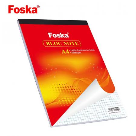 Block Rayado A4 Foska X 100 Hojas  Ref. Dw1064