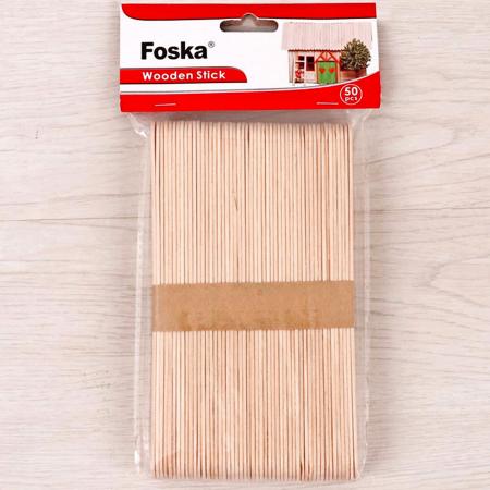 Palitos de Helados Madera Foska X 50 Unidades 
