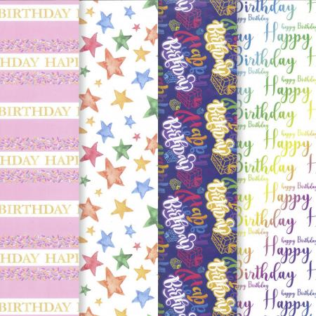 Pliego Papel de Regalo Brillante Toda Ocasion Unicorn 
