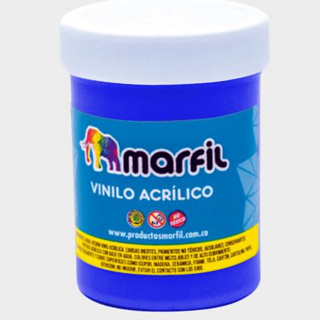 Pintura Vinilo Acrilico Marfil 80cc Azul Oscuro Ref. 