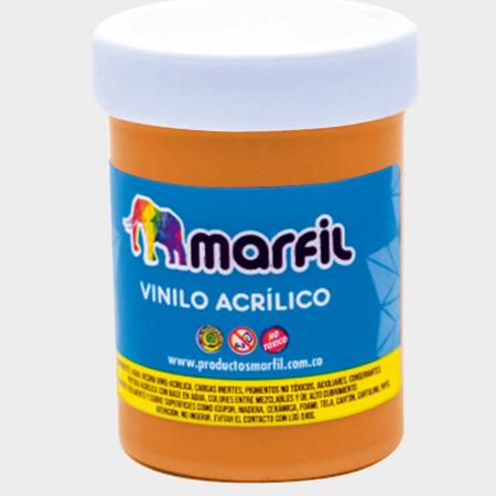 Pintura Vinilo Acrilico Marfil 80cc Naranja Ref. 
