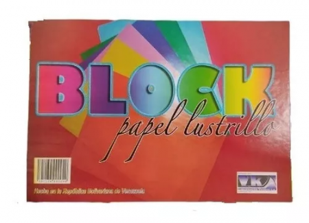 Block de Papel Lustrillo X 10 Hojas
