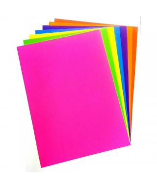 Cartulina Neon Ok Una Faz 170gr.50x70cm Fluor Ref 4650.888