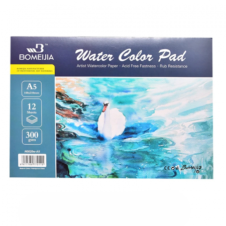 Block Watercolor Pad A5 12hojas 300gr 