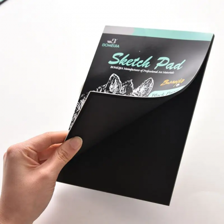 Papel Negro A4 120gr Ref. 