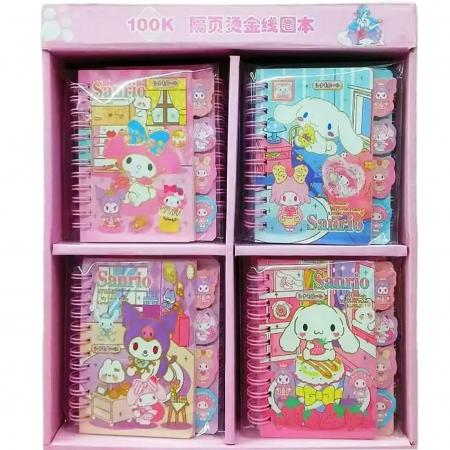 Libreta Sanrio Espiral Pequeña Infantil Modelos Surtidos Ref.gy-1015-21