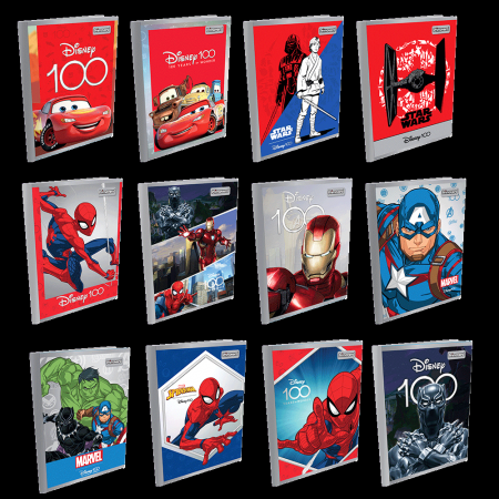 Cuaderno Primavera Cosido Disney Niño X 100 Hojas Tesis Ref. 3301