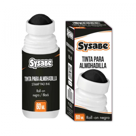 Tinta Rollon para Almohadilla Negro X60 Ml  Rol60 