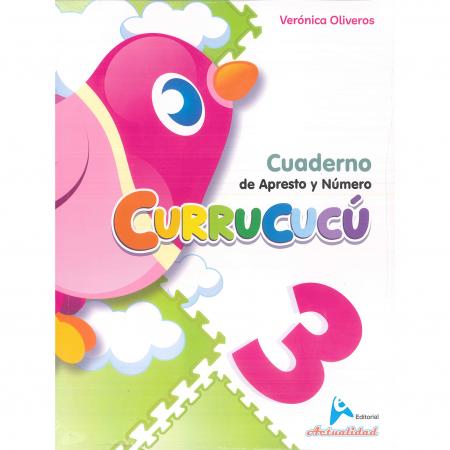 Cuaderno de Apresto y Numero Currucucu 3