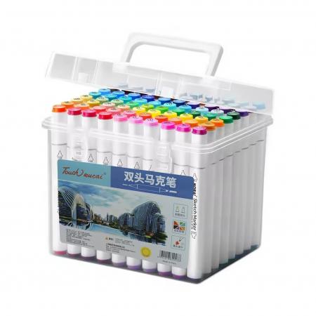 Estuche de Marcadores Dual X 60 Colores Doble Qianmei