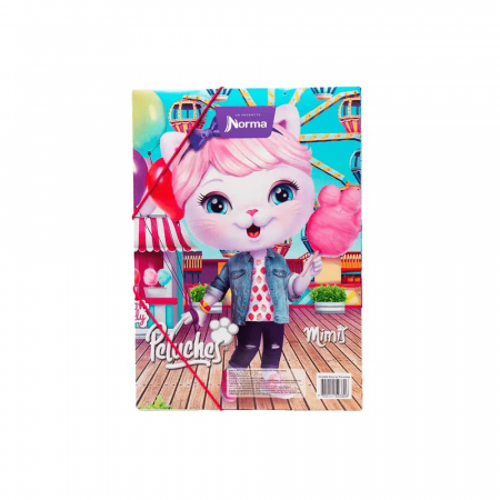 Carpeta Escolar con Liga Peluche 