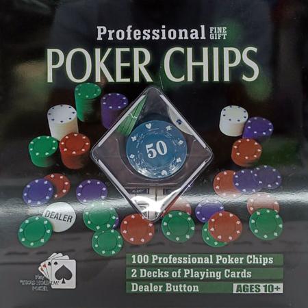 Set Casino Poker Metalico Profesional
