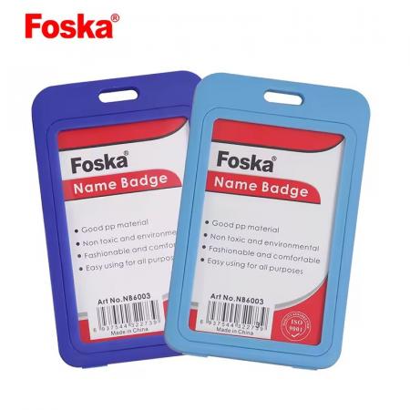 Porta Carnet Plastico Foska Nb6003