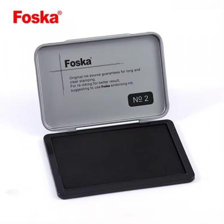 Almohadilla para Sellos Foska 12.2x8.4cm N. 2 (black) Sy008