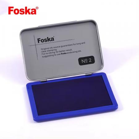 Almohadilla para Sellos Foska 12.2x8.4cm N.2 (blue) Sy008 