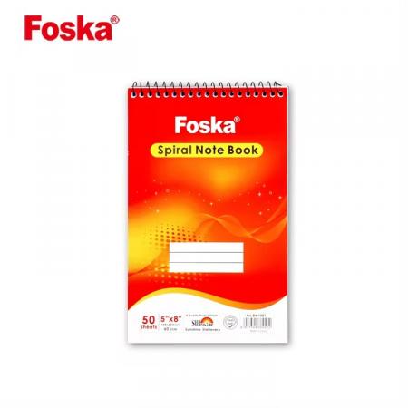 Block Espiral de Notas Foska 5'x8' 50 Hojas Dw1001