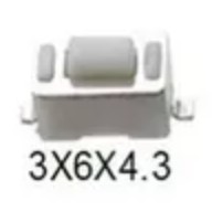 Pa4 Microswitches (interruptor) 3x6x4.3 X4unidades