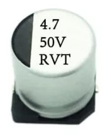 Pa5 Capacitadores Aluminio  4.7uf 50v 4*5.4mm X4 Unidades