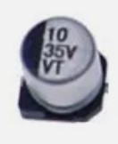 Pa6 Capacitadores Aluminio 10uf 35v 5*5.4mm X4 Unidades