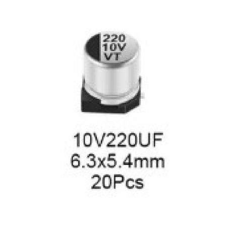Pa6 Capacitadores Aluminio 220uf 10v 6.3*5.4mm X4 Unidades