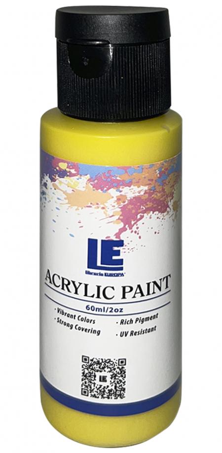 Pintura Metalica Acrilica 60ml Amarillo