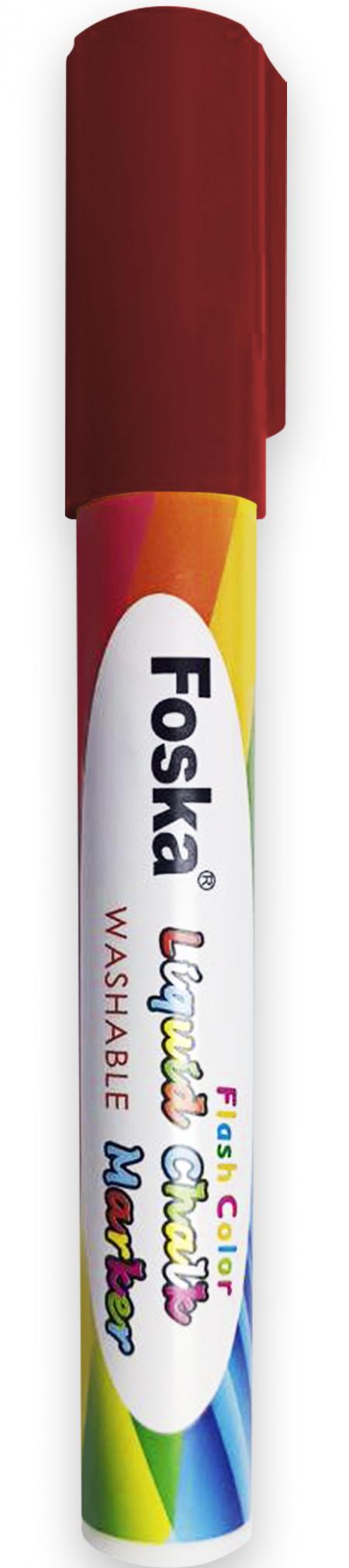 Marcador de Tiza Liquida Rojo Foska Mk4004
