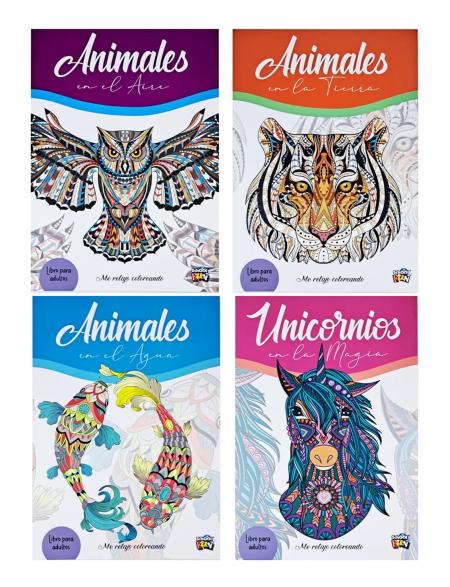Mandalas Animales 20 X 28 Me Relajo Coloreando