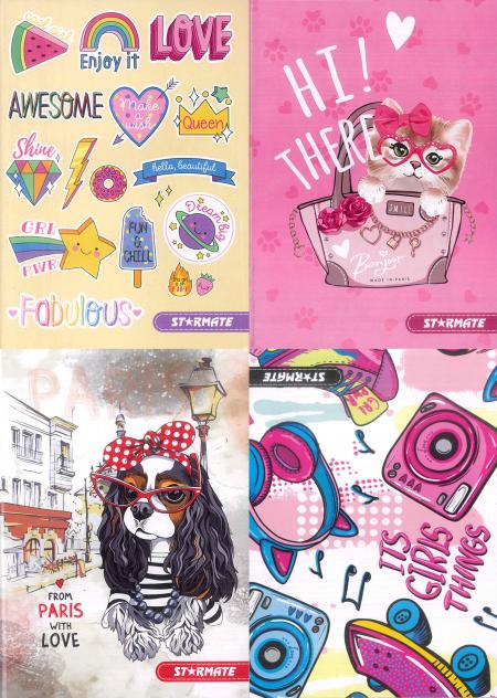 Cuaderno Pequeño Grapado 200 Paginas  Starmate