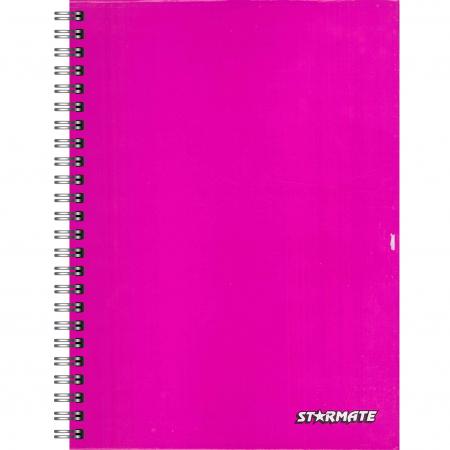 Libreta Espiral Tapa Dura 3 Materias 120 Hojas Starmate 