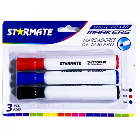 Set de Marcadores de Pizarra X3pcs