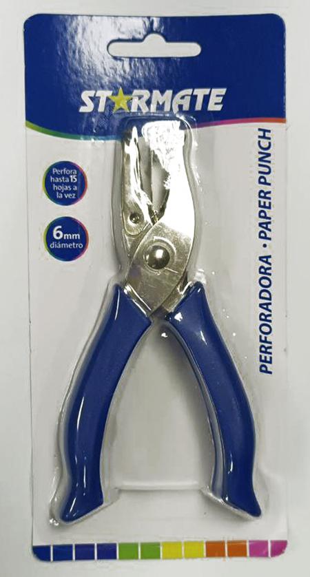 Perforadora de 1 Hueco Tipo Alicate Starmate 