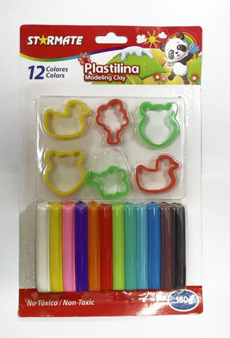 Set de Plastilina 12 Colores Starmate 