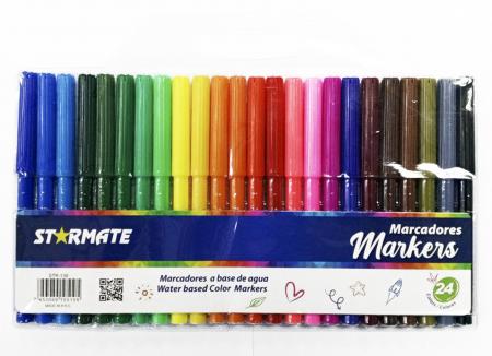 Estuche de Marcadores a Base de Agua Starmate X24 Colores