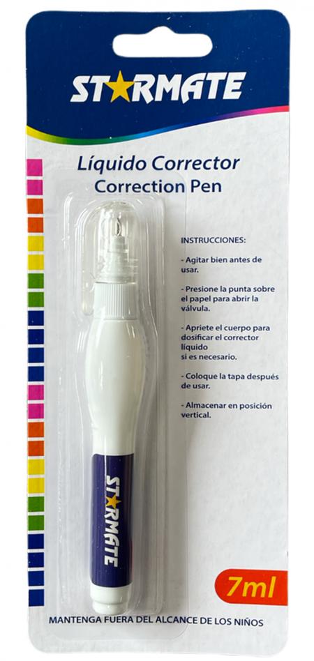Corrector Liquido Starmate 7ml 
