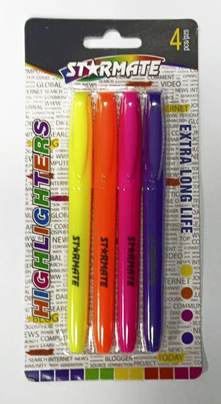 Estuche de Resaltadores Starmate X4pzs