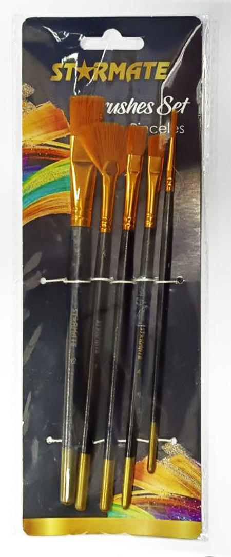 Set de Pinceles X5 Pcs Str-2256