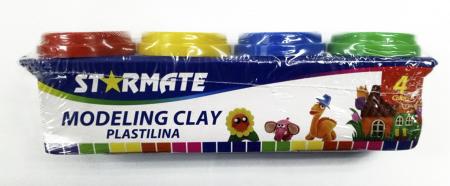 Caja de Plastilina Starmate X4 Colores