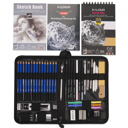 Kalour 58pcs Sketching And Drawing Set