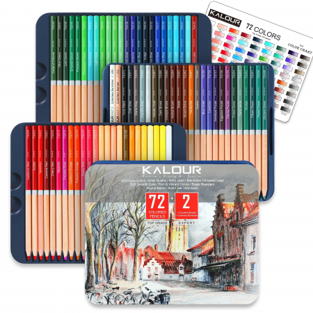 Kalour 72 Color Pencil 4mm Top Grade  