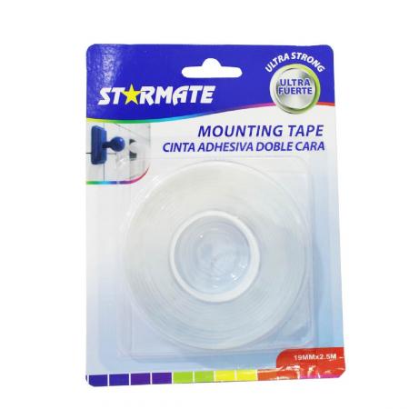 Cinta Adhesiva Doble Cara 19mmx2.5m Str-6076