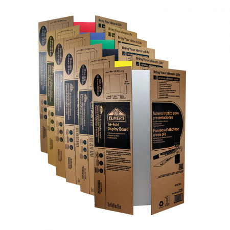 Display Expositor de Carton Colores Surtidos 91.44 Cm X 121.92 Cm